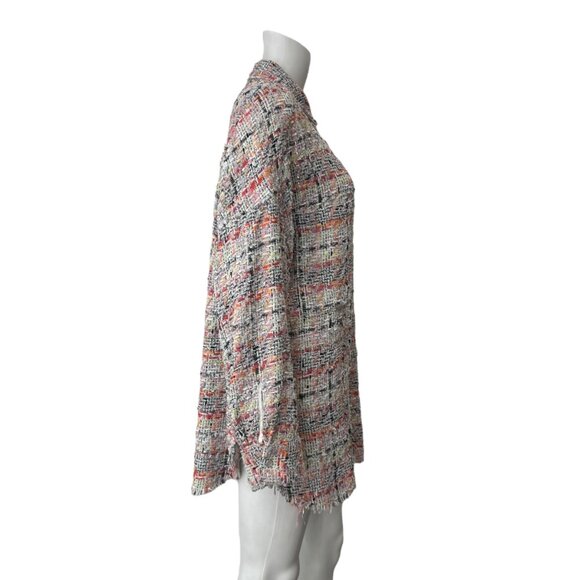 $625 IRO Multi Tweed Oversized Mekkie Jacket size FR 38/6 - Picture 5 of 11